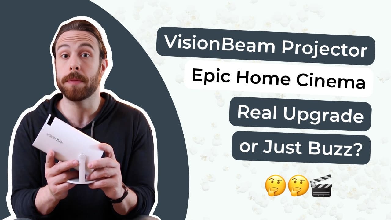 Load video: VisionBeam™ Projector - Home Theater Experience